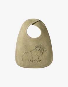 Womenswear: Nature Baby Reversible Bib Guinea Pig Gala Print