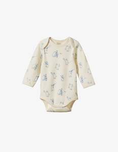 Long Sleeve Bodysuit Bluegrass Bears