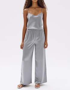 Assembly Label Ena Silk Pant Silver