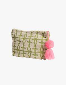 Womenswear: Amata Terry Pouch Palm Large