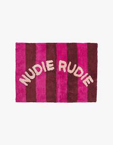 Nudie Rudie Zelia Bath Mat Bougainvillea