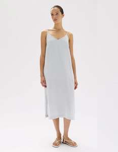 Womenswear: Assembly Label Vallory Slip Dress Blue Haze