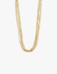 Lilly Chain Necklace - Gold Plated