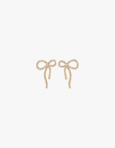 Pilgrim Jolanta Recycled Earrings - Gold Plated - Crystal