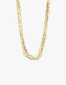 Womenswear: Pilgrim Connect Recycled Necklace Gold Plated