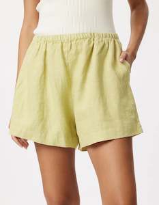 Womenswear: Assembly Label Stella Linen Short Pear