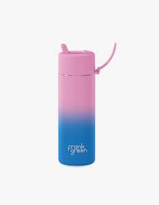 Womenswear: Frank Green 20oz SS Ceramic Reusable Bottle Gradient Wild Orchid Flip Straw Lid