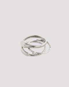 Pilgrim Ecstatic Stackable Rings 3 in 1