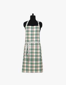 Raine & Humble Double Check Apron Aqua Storm