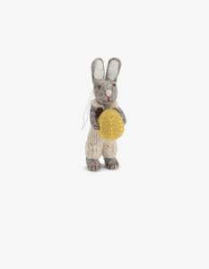 Womenswear: En Gry & Sif Bunny - Grey with Light Grey Pants & Yellow Egg