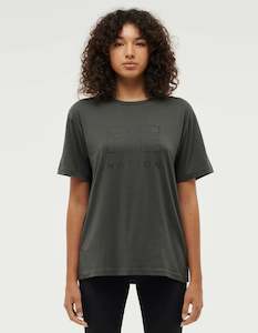 Womenswear: PE Nation Heads Up SS Tee Dark Shadow