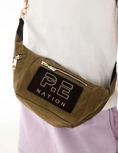 PE Nation Mini Fastest Lap Cross Body Bag Khaki Brown