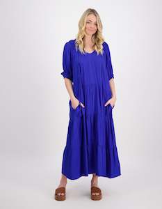 Womenswear: Briarwood Philomena Dress Bright Blue