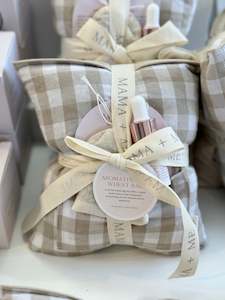 Products: Sleep support | Botanical Wheat Bag sets | Sage Gingham