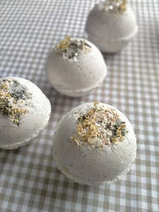 Calm + soften botanical bath bomb