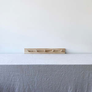 Homeware: Wall Hung Rack / Five Pegs