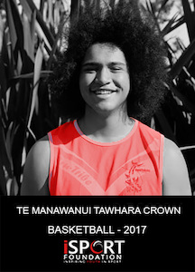 Te Manawanui Tawhara-crown – Basketball