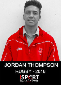 Funded: Jordan Thompson – Rugby