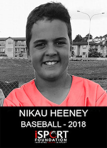 Nikau Heeney – Baseball