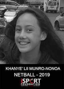 Khanye’ Lii Munro-nonoa – Netball