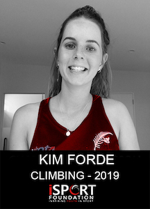 Kim Forde – Climbing