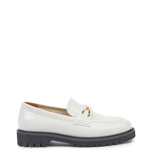 Womenswear: Kathryn Wilson Manea Loafer Cream Hi Shine