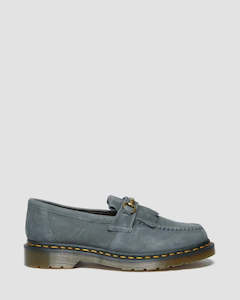 Womenswear: Dr Marten Adrian Snaffle Loafer Washed Denim Tumbled Nubuck