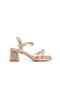 Womenswear: Cafe Noir 9005 Rose Gold Metallic With Rhinestones