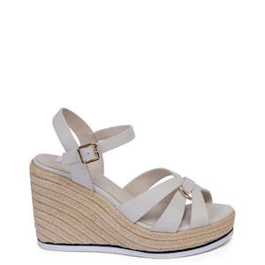 Kathryn Wilson Griselda Wedge Stone Calf