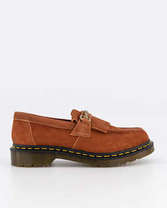 Womenswear: Dr Marten Adrian Snaffle Loafer Rust Orange Tumbled Nubuck