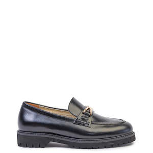 Kathryn Wilson Manea Loafer Black Hi Shine