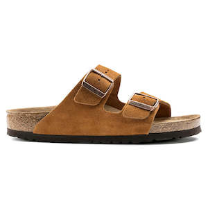 Womenswear: Birkenstock Arizona SFB Suede Mink Narrow