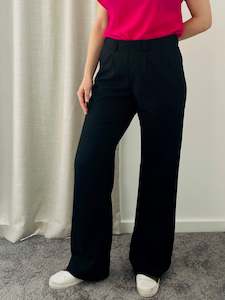 Wool Wide Leg Pant