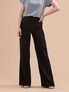 Draped Wide Leg Pant