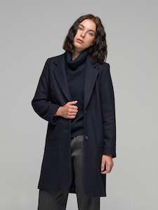 Wool Cocoon Coat