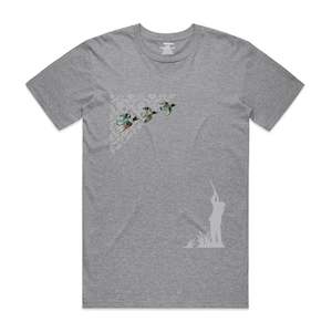 Ducks - Men's T-Shirt - Grey Marle