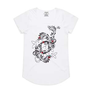 Ladybirds Women's Scoop Neck Fashion T-Shirt - White