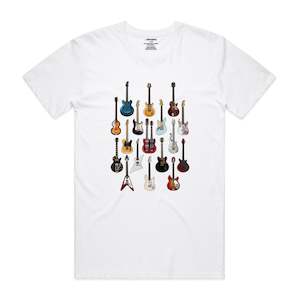 Famous Guitars - Men's T-Shirt - White