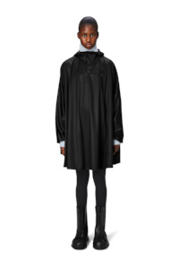 Rains Cape W3 - Black Grain