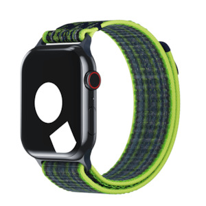 Bright Green/Blue Sport Loop Active for Apple Watch