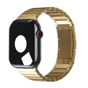 Yellow Gold Link Bracelet for Apple Watch