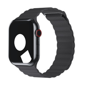 Storm Grey Leather Loop for Apple Watch