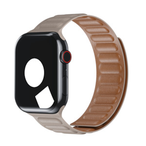 Starlight Leather Link for Apple Watch