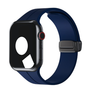 Deep Navy D-Buckle Sport Band for Apple Watch