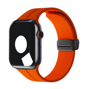 Orange D-Buckle Sport Band for Apple Watch