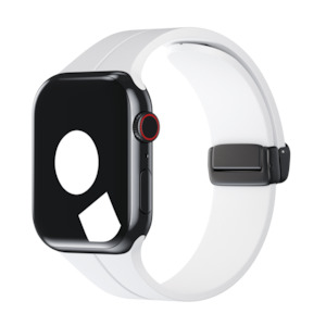 White D-Buckle Sport Band for Apple Watch