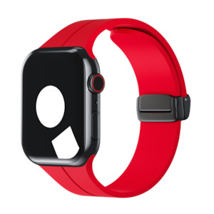 Red D-Buckle Sport Band for Apple Watch