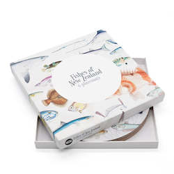 Fishes of NZ Box of 6 Placemats by 100% NZ