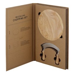 Mezzaluna Chopping Set by Santa Barbara Design Studio