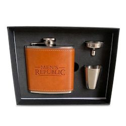 Whisky and Spirits Hip Flask by Men's Republic